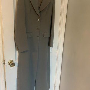 Vertigo Paris - Grey Pant and Long Light Trench Jacket